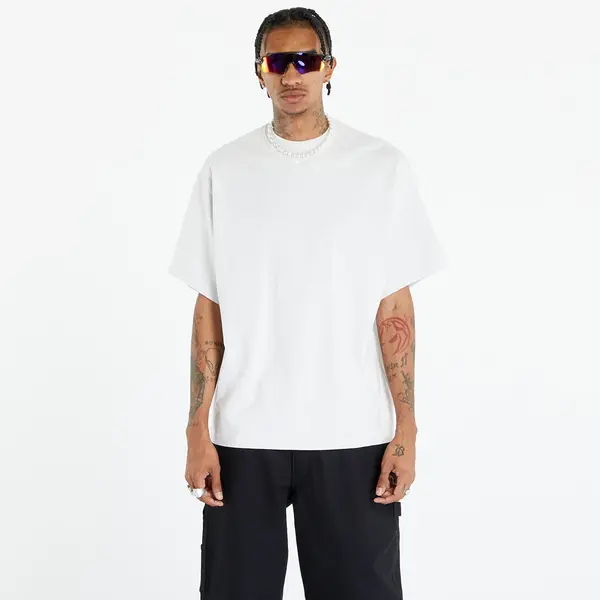 Nike Majice Nike Solo Swoosh Men's Short-Sleeve Heavyweight Top Birch Heather/ White XS