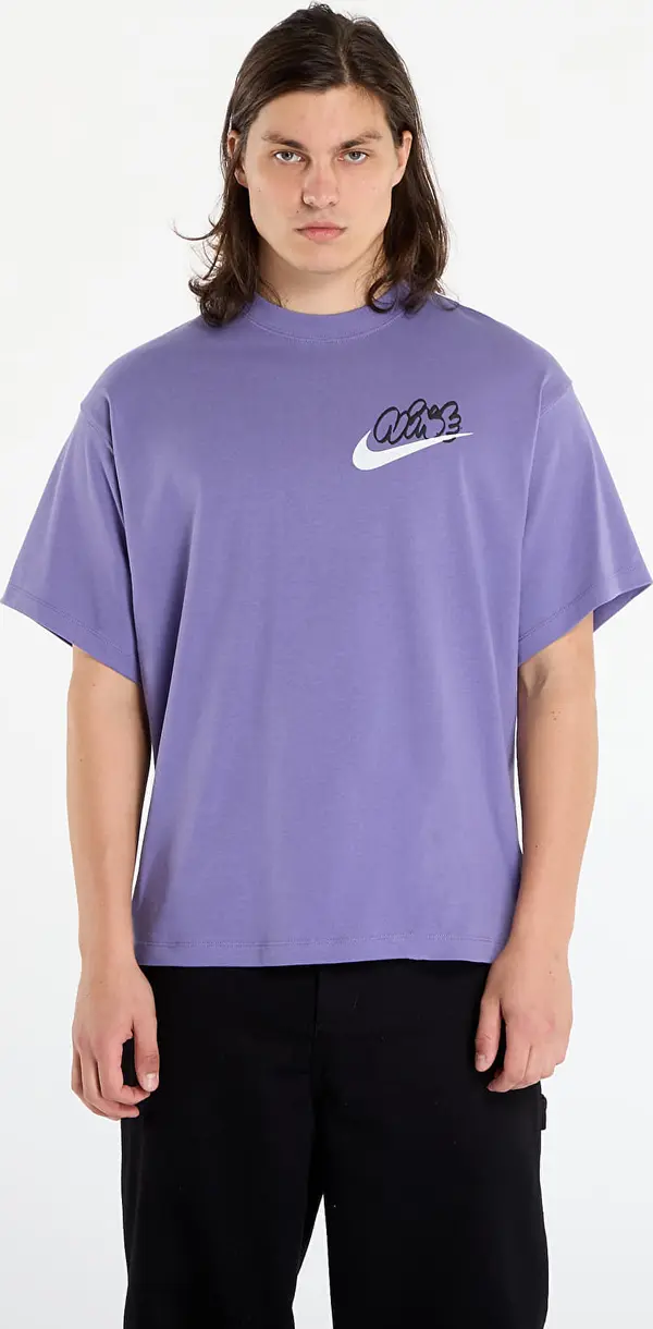 Nike Majice Nike Solo Swoosh Men's T-Shirt Dusty Amethyst XS