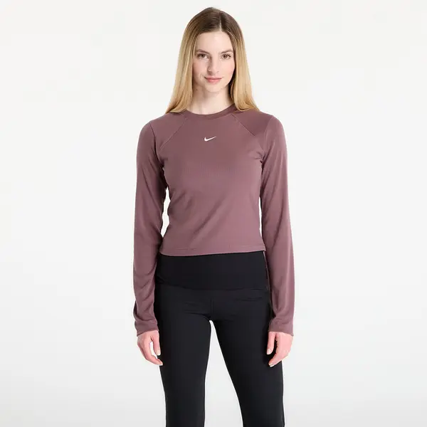 Nike Majice Nike Sportswear Chill Knit Women's Tight Long-Sleeve Ribbed Top Tattoo/ Sail XL