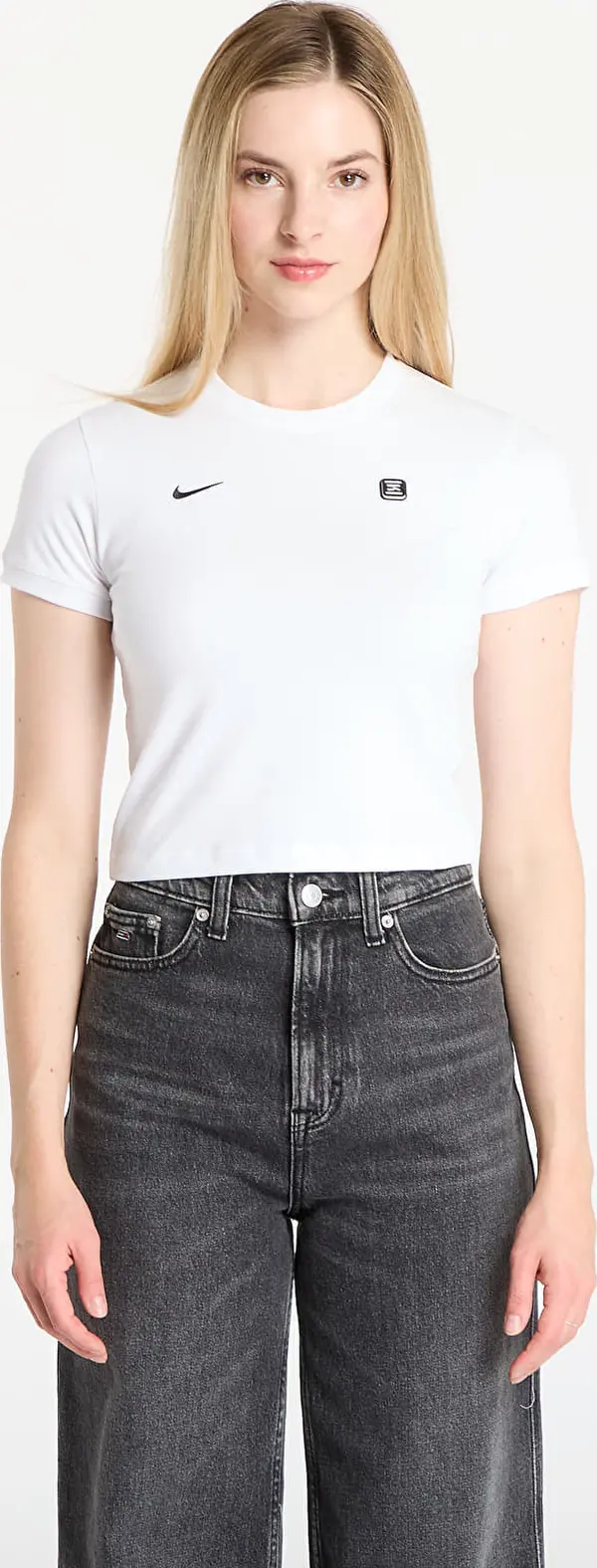 Nike Majice Nike Sportswear Shox Women's Tight T-Shirt White XL