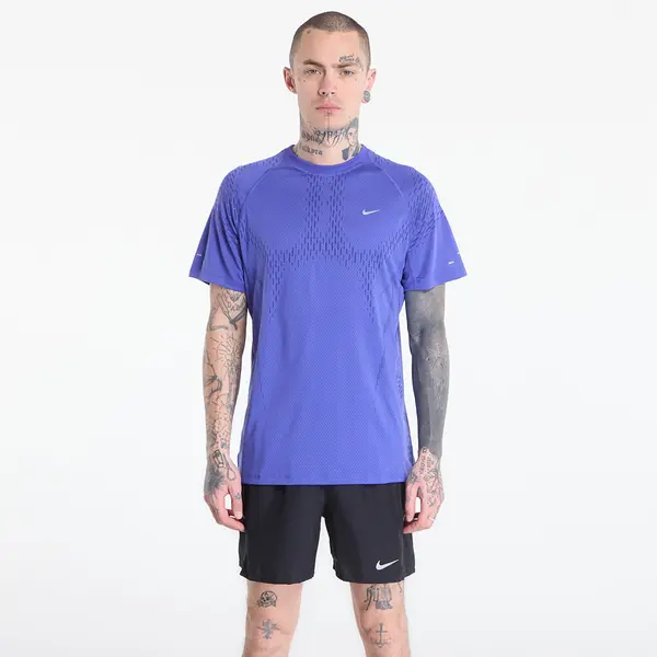 Nike Majice Nike Stride Plus Men's Dri-FIT ADV Short-Sleeve Running Top Lapis/ Deep Royal Blue/ Reflective Silv S