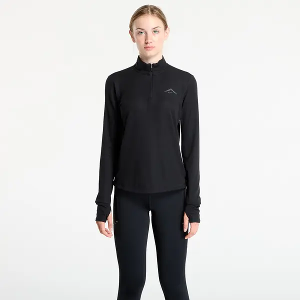 Nike Majice Nike Trail Women's Dri-FIT 1/4-Zip Running Mid-Layer Top Black/ Black S