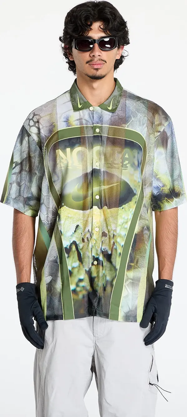 Nike Majice Nike x NOCTA Opal Men's Button-Down Top Oil Green/ Black XS