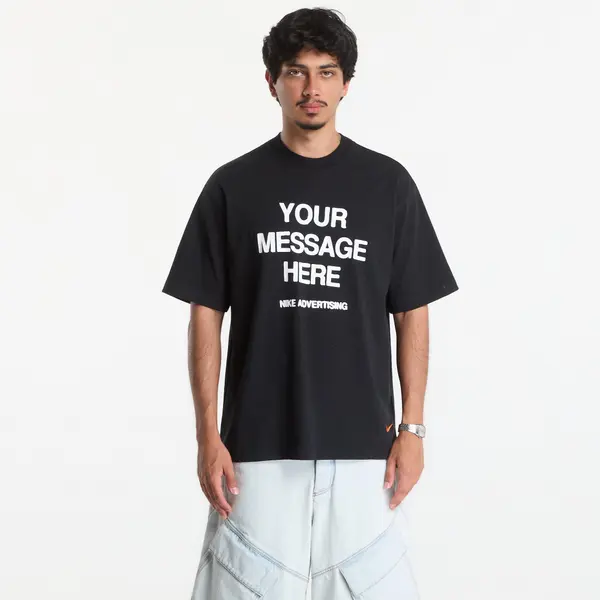 Nike Majice Nike "Your Message Here" T-Shirt Black XXL