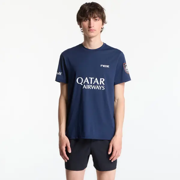 NOX Majice Nox Sponsors At10 T-Shirt Dark Blue L