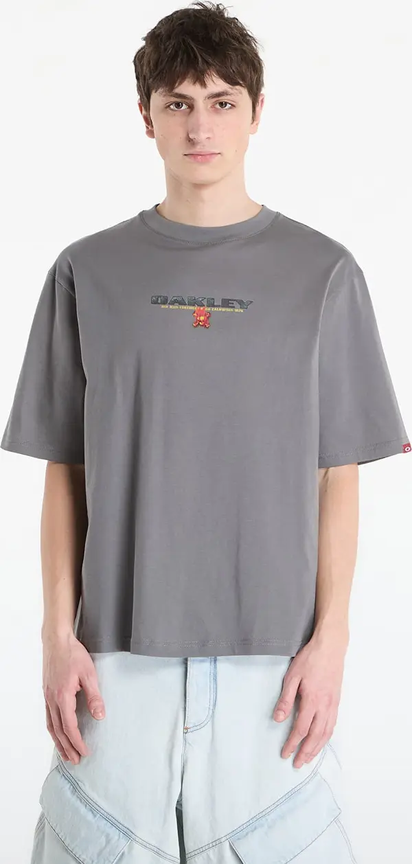 Oakley Majice Oakley Flame F&B Ss Tee Granite Gray S