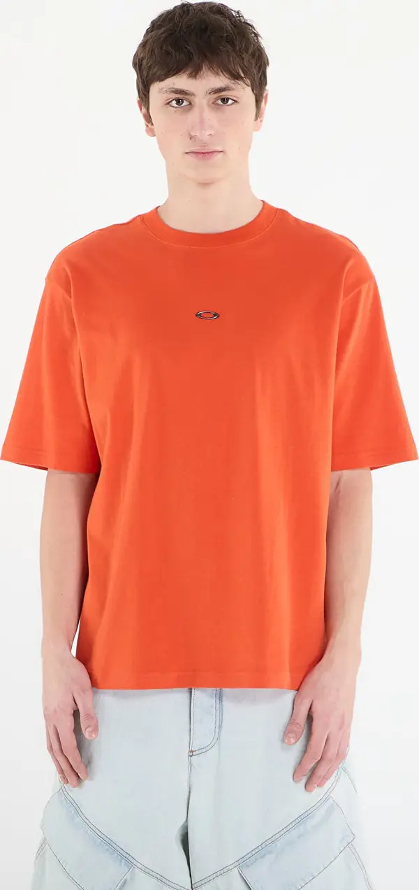 Oakley Majice Oakley Metal Rise Tee Aviator Orange XS
