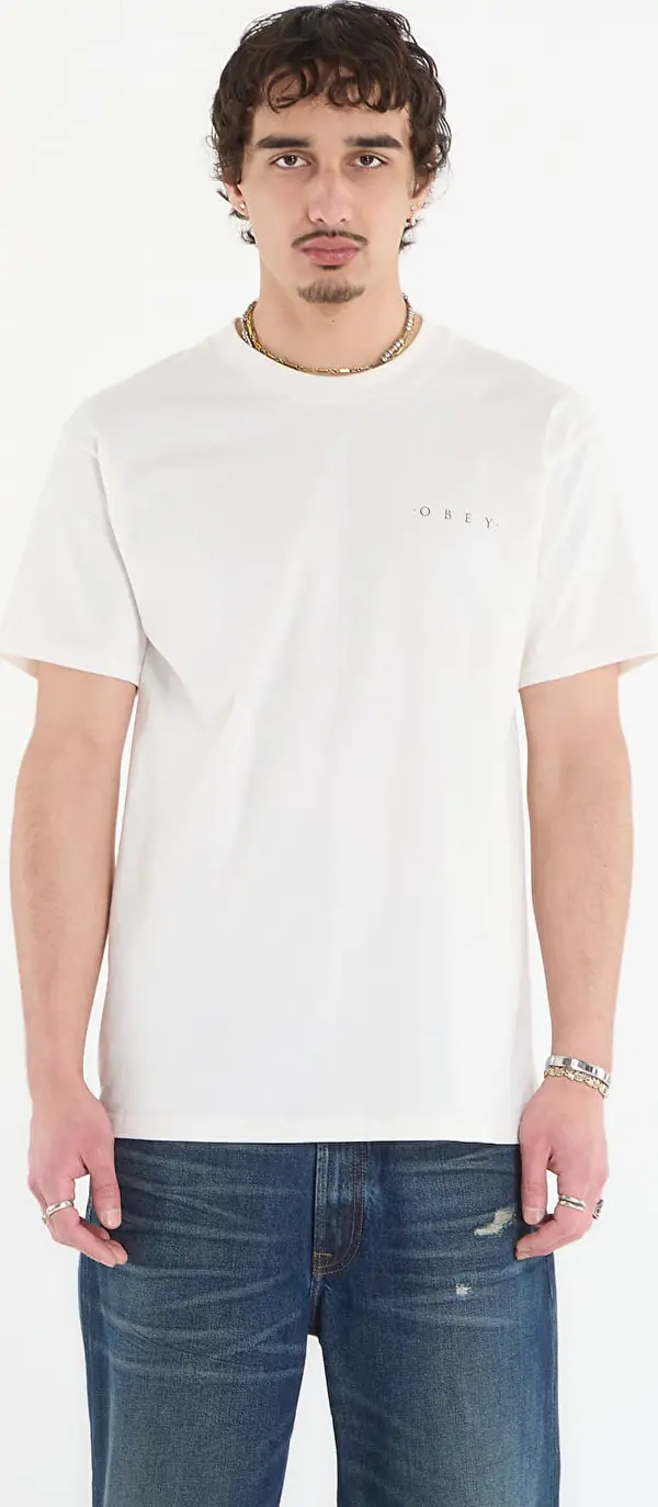 OBEY Clothing Majice OBEY Architecture Of The Uni Vintage White M