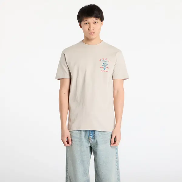 OBEY Clothing Majice OBEY Bad Ideas Eagle Classic T-Shirt Silver Grey S