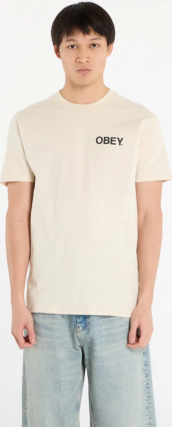 OBEY Clothing Majice OBEY Doberman Classic T-Shirt Cream L