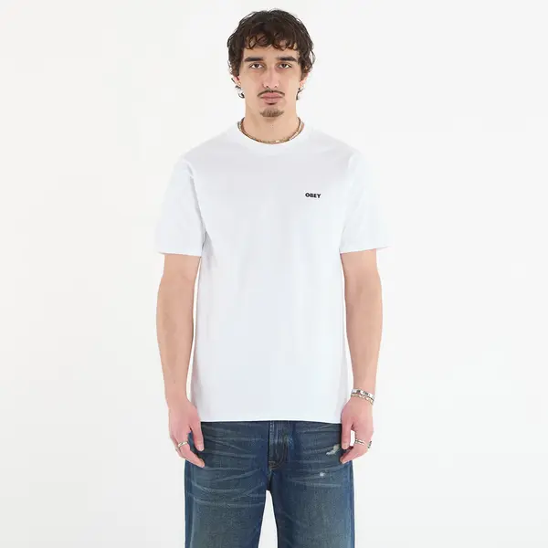 OBEY Clothing Majice OBEY In Bloom White L