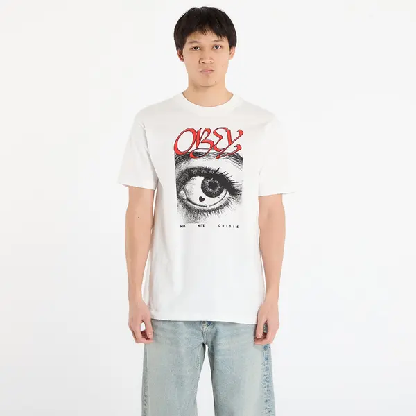 OBEY Clothing Majice OBEY Midnite Crisis T-Shirt Pigment Vintage White M