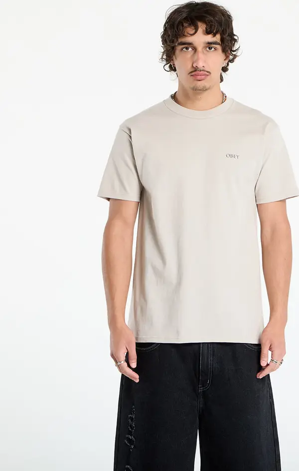 OBEY Clothing Majice OBEY Peace & Justice Statue Tee Silver Grey M