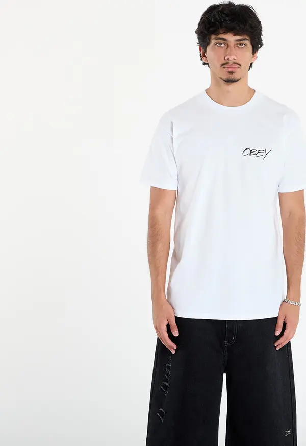 OBEY Clothing Majice OBEY Poppies T-Shirt White M