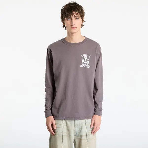 OBEY Clothing Majice OBEY Precision Pigment Dusty Black L