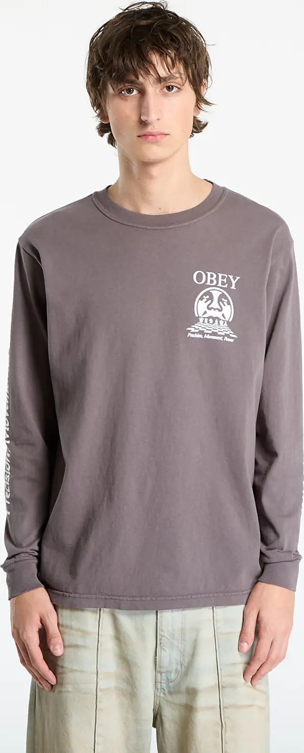 OBEY Clothing Majice OBEY Precision Pigment Dusty Black M