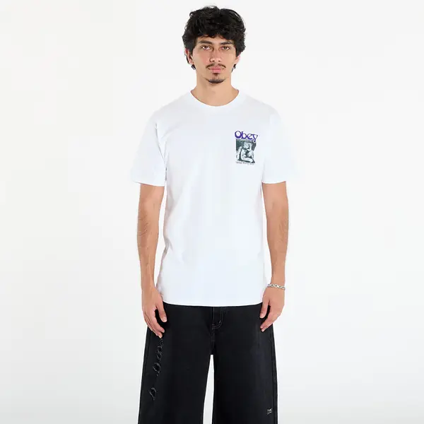 OBEY Clothing Majice OBEY Stop Worry Now T-Shirt White XL