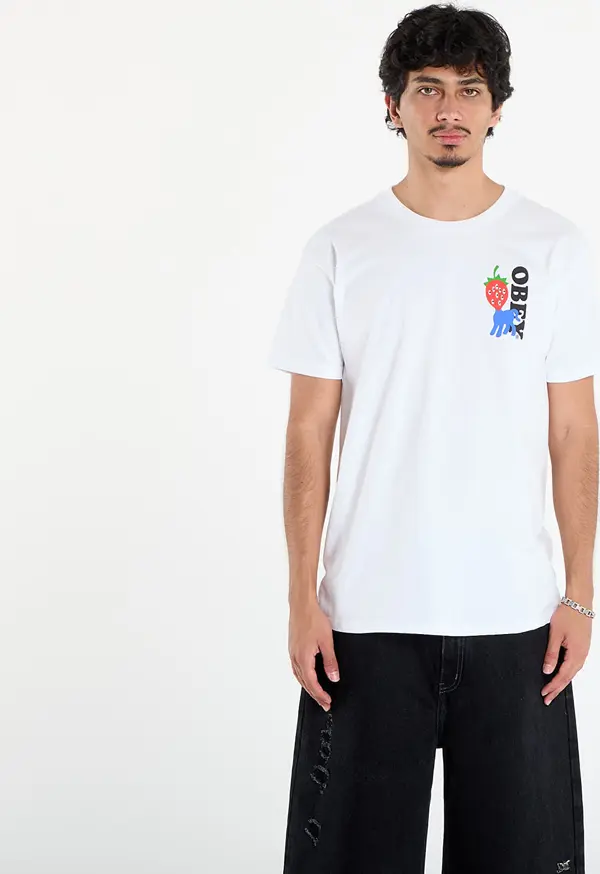 OBEY Clothing Majice OBEY Strawberry T-Shirt White L