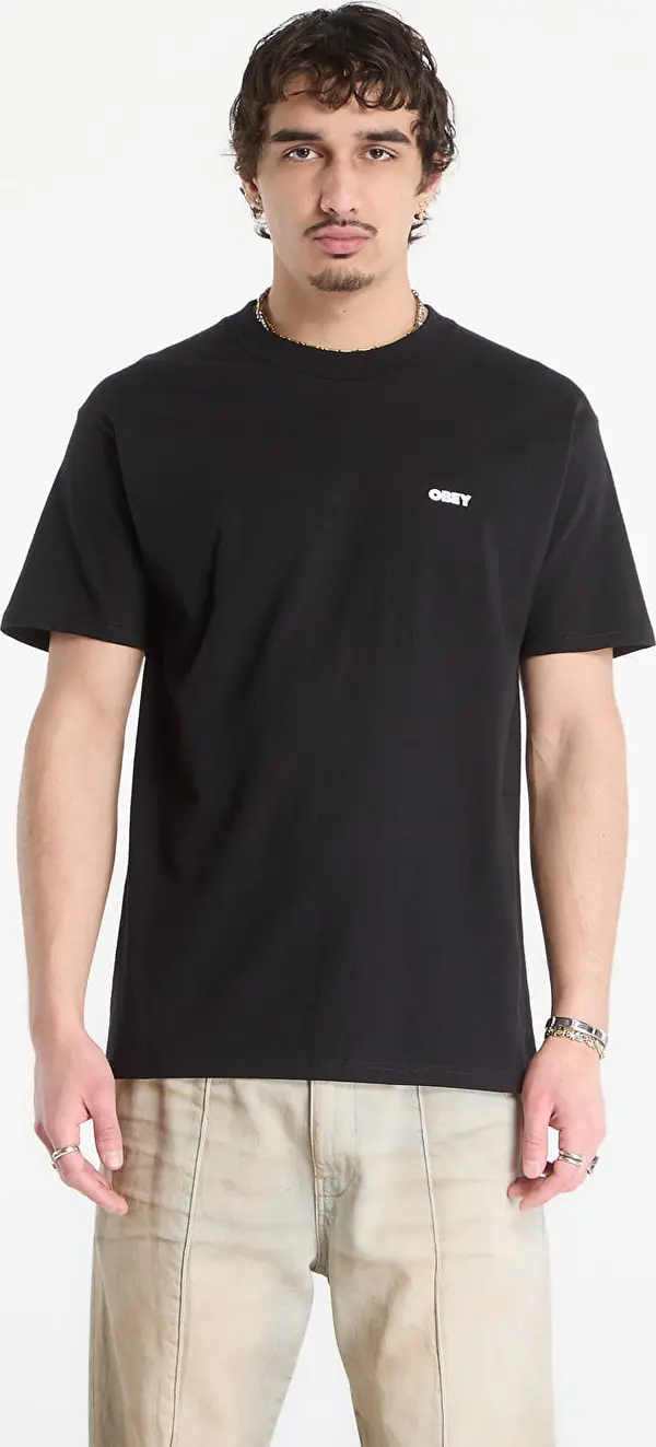 OBEY Clothing Majice OBEY The Medium Is The Message Black M