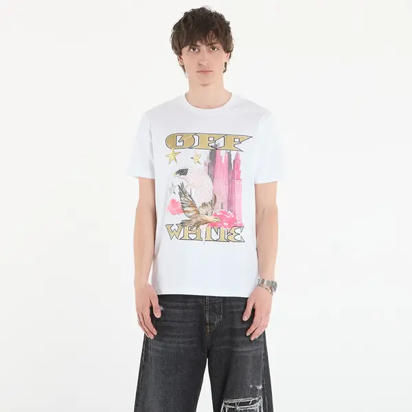 Off-White Majice Off-White Allover Frame Slim S/S Tee White XL