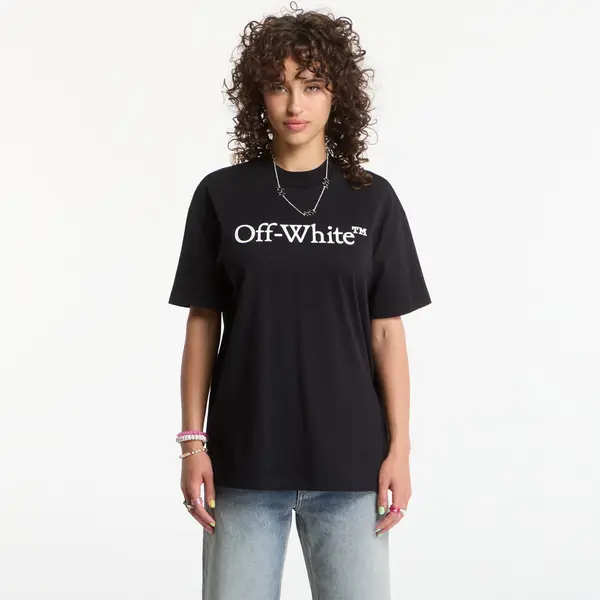 Off-White Majice Off-White Big Logo Bookish Regular Tee Black L