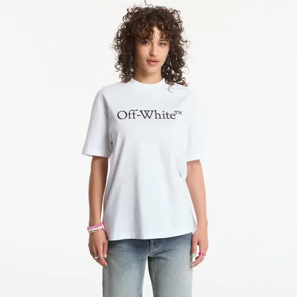 Off-White Majice Off-White Big Logo Bookish Regular Tee White L