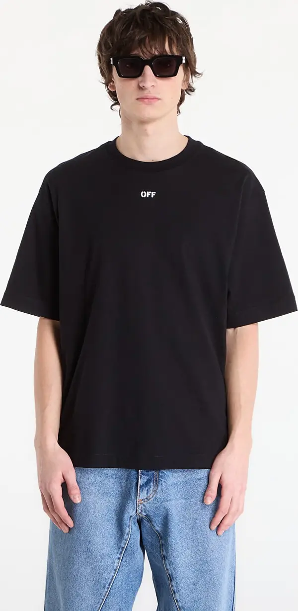 Off-White Majice Off-White Chain Araldic Arrow S/S Skate Tee Black L