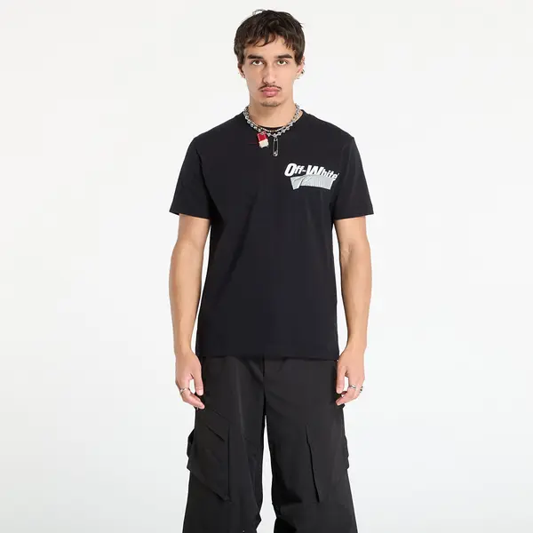 Off-White Majice Off-White Cupid Tape Slim S/S Tee Black/ White XXL