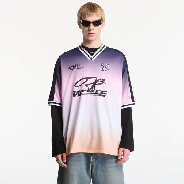 Off-White Majice Off-White Degradè Soccer Tee UNISEX Bellini Black L