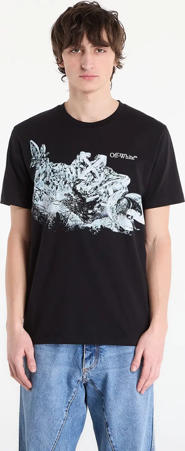 Off-White Majice Off-White Eagle Rock S/S Slim Tee Black L