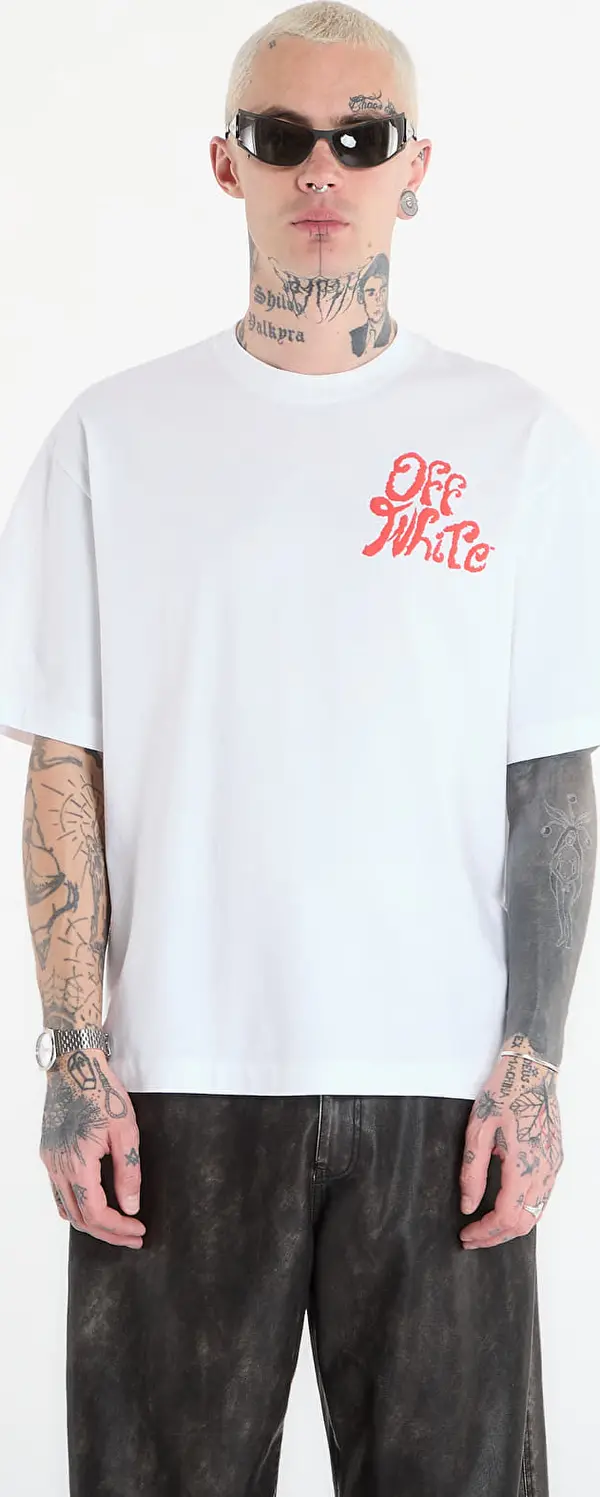 Off-White Majice Off-White Grass Ink S/S Skate Tee White XXL