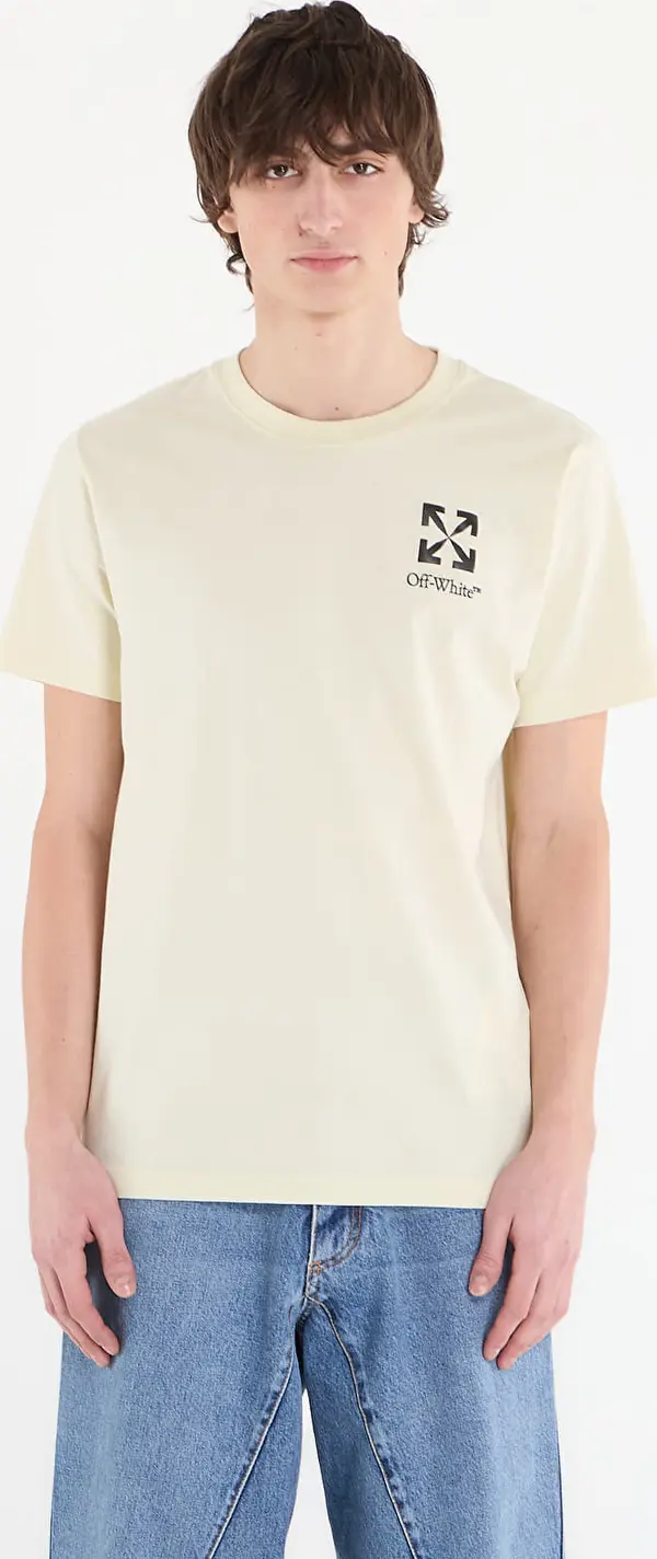 Off-White Majice Off-White Small Arrow Slim S/S Tee Sylvan Green S