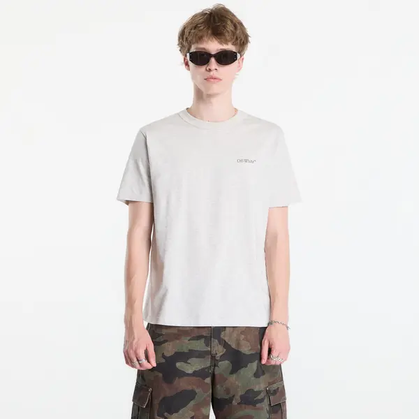 Off-White Majice Off-White Small Bookish Regular S/S Tee UNISEX Grey M