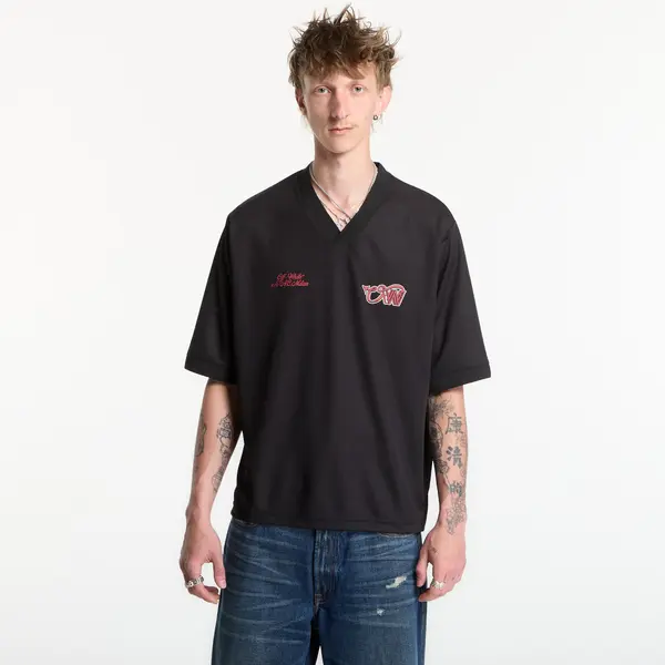 Off-White Majice Off-White x AC Milan Tech T-Shirt UNISEX Black/ Red XXXL