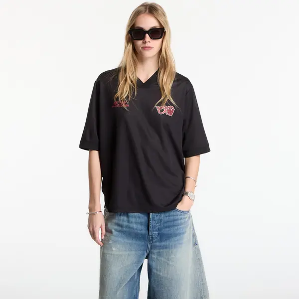 Off-White Majice Off-White x AC Milan Tech Tee Black/ No Color M