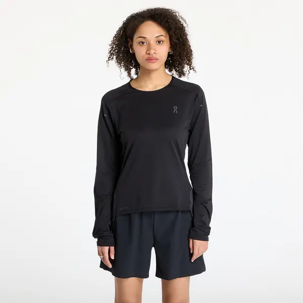 On Majice On Performance Long Sleeve Tee Black/ Eclipse M