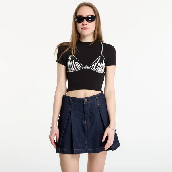 Palm Angels Majice Palm Angels Palm Bra Baby T-Shirt Black/ Off White XS