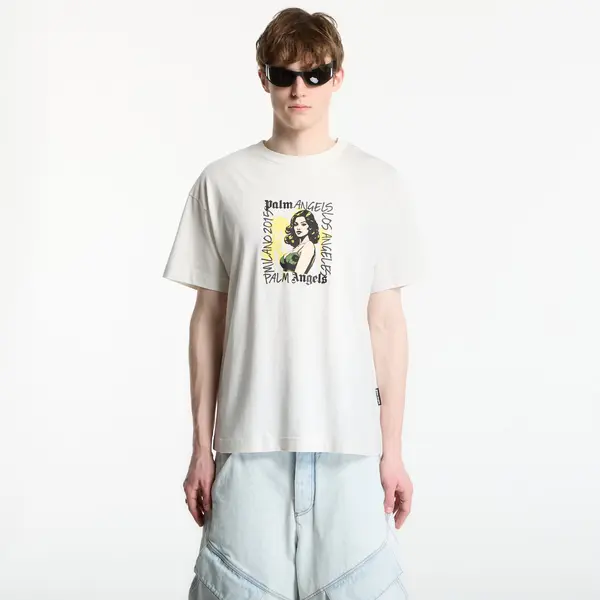 Palm Angels Majice Palm Angels Pinup Regular T-Shirt UNISEX White/ Green M
