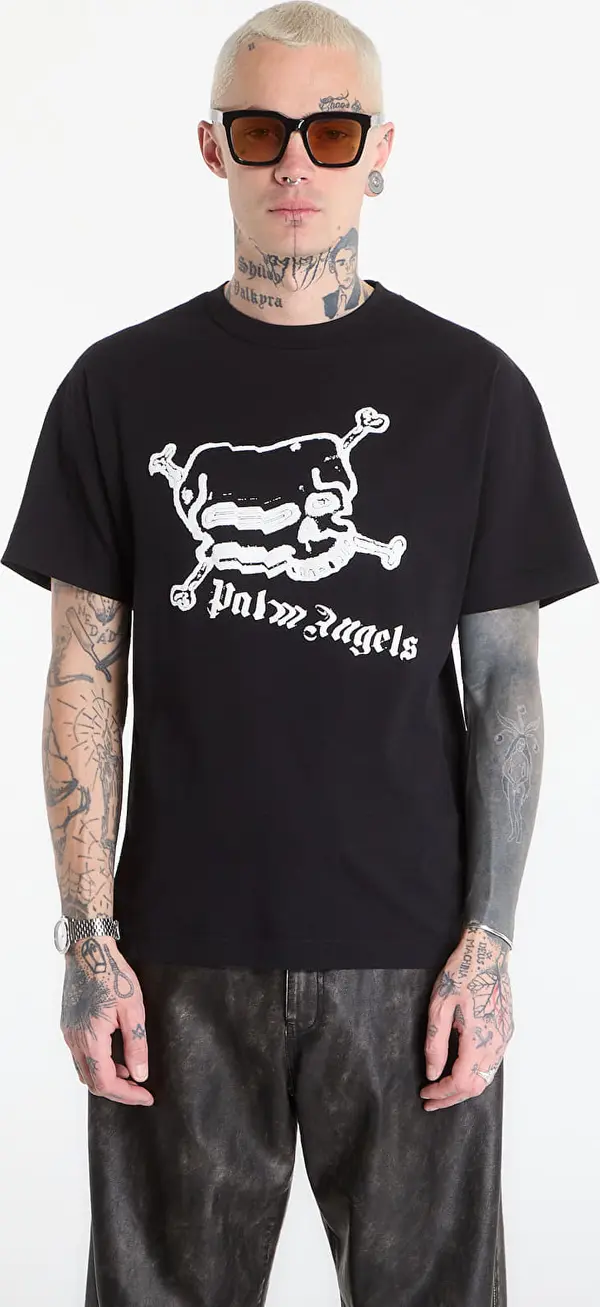 Palm Angels Majice Palm Angels Skull Regular Tee UNISEX Black/ Off White XL