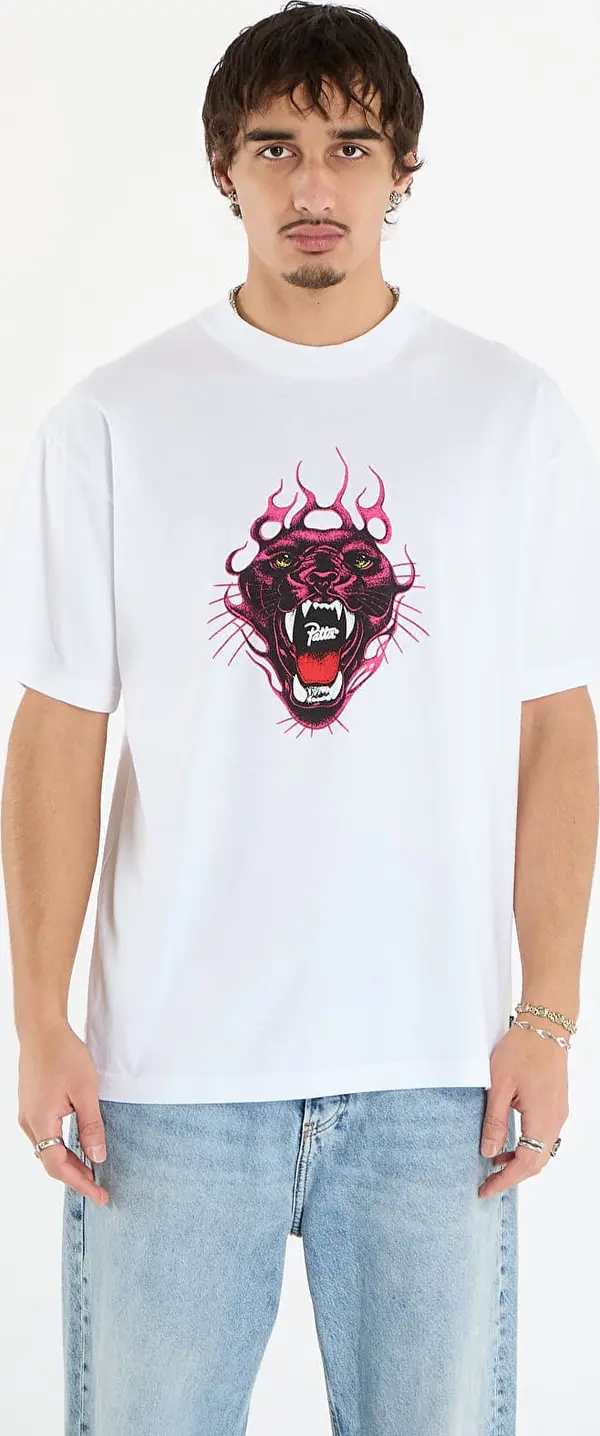 Patta Majice Patta Fire Panther T-Shirt UNISEX White L