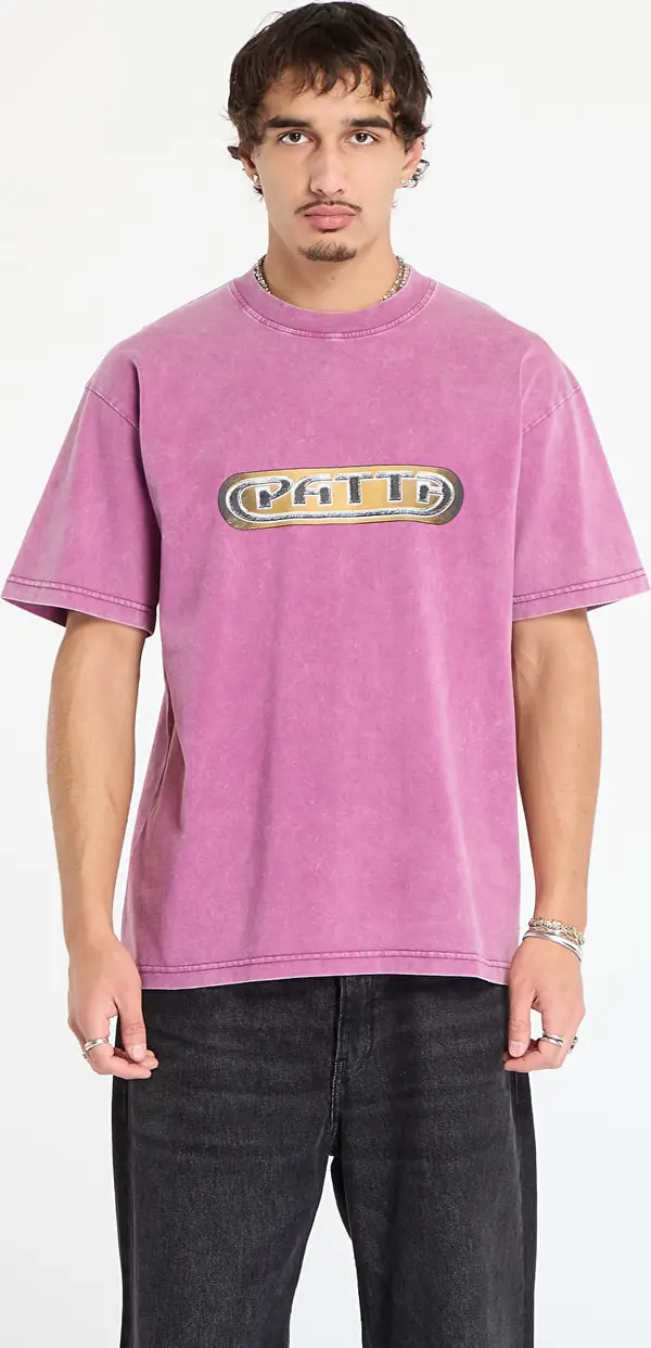Patta Majice Patta Gilded Acid Washed T-Shirt UNISEX Boysenberry XL