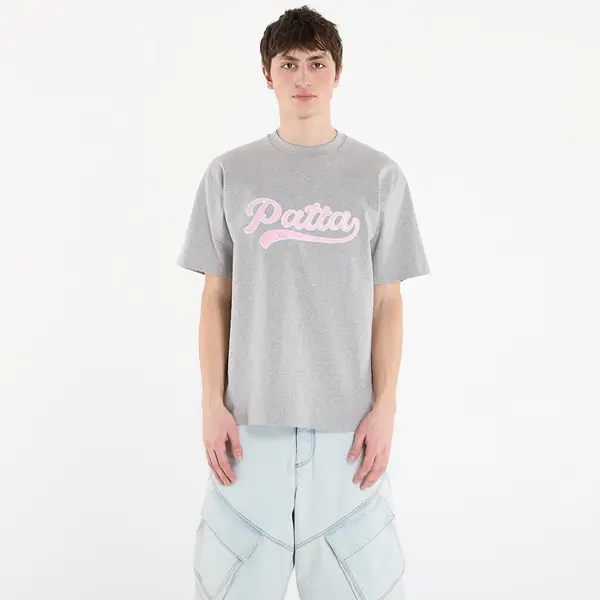 Patta Majice Patta Logo Tail T-Shirt UNISEX Grey heather L