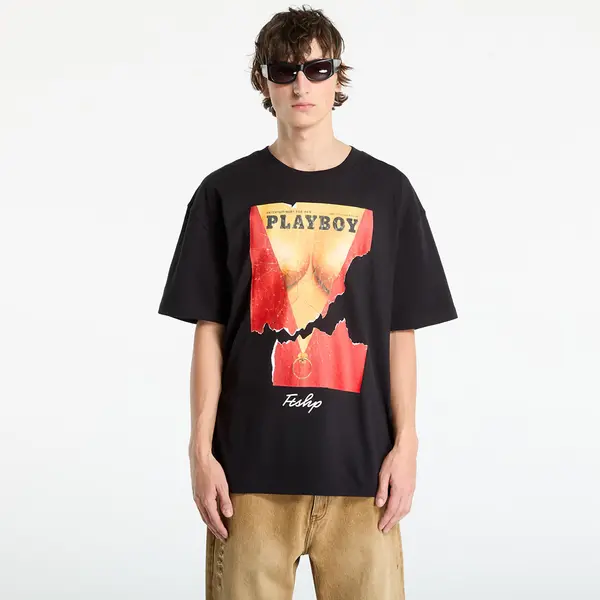 FTSHP Majice Playboy x FTSHP Cover Tee 1973/7 UNISEX Black XXL