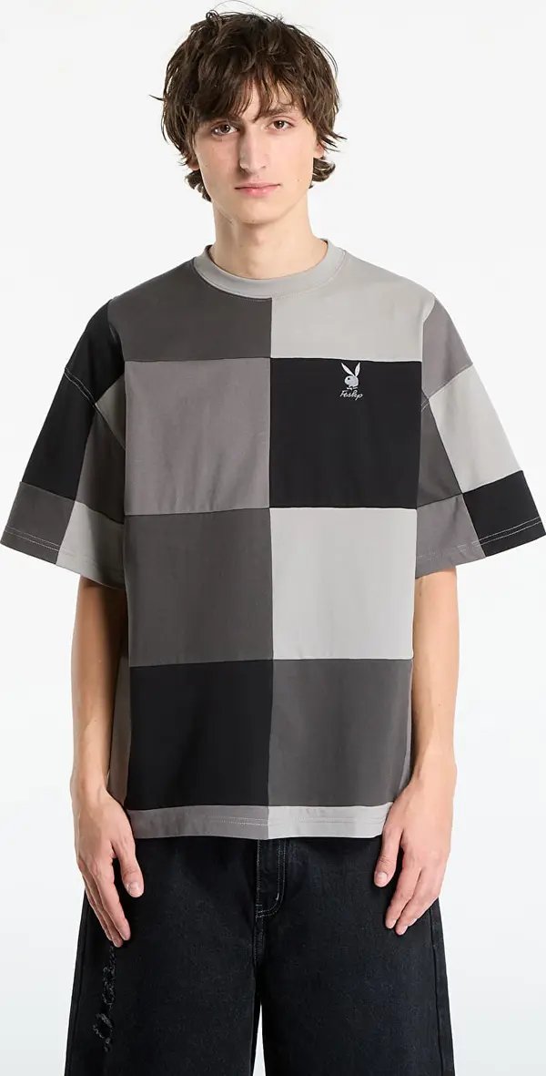 FTSHP Majice Playboy x FTSHP Patchwork Tee UNISEX Grey S