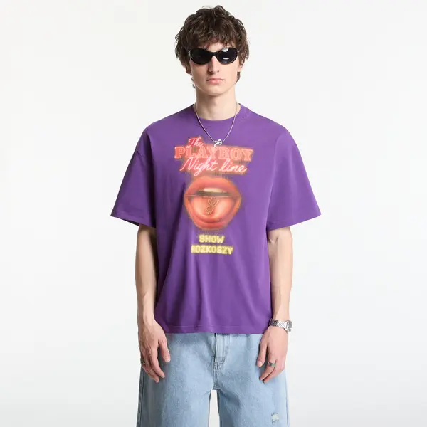 FTSHP Majice Playboy x FTSHP T-Shirt Night Line UNISEX Purple S