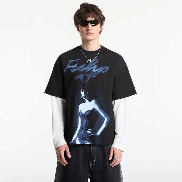 FTSHP Majice Playboy x FTSHP T-Shirt Smoking Girl UNISEX Black XXL