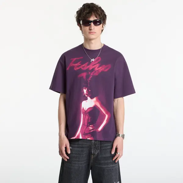 FTSHP Majice Playboy x FTSHP T-Shirt Smoking Girl UNISEX Deep Purple L