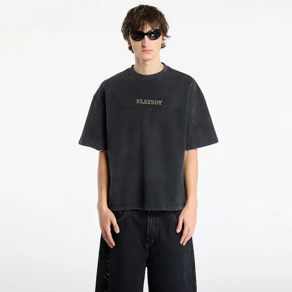 FTSHP Majice Playboy x FTSHP Washed Tee UNISEX Washed Black M