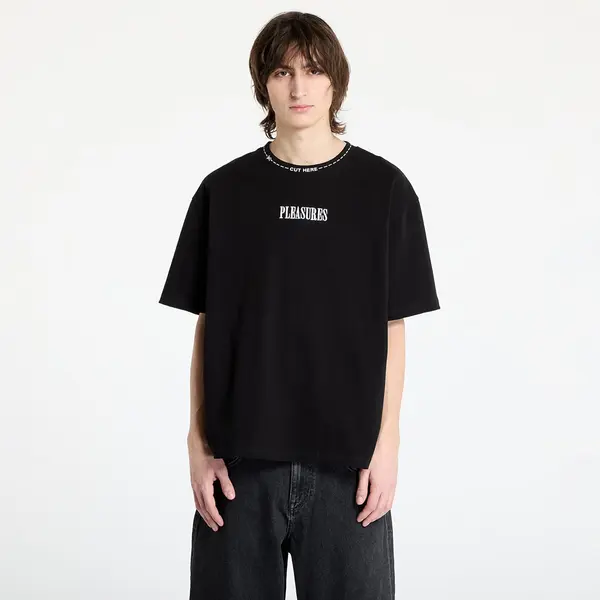 PLEASURES Majice PLEASURES Cut Here Heavyweight T-Shirt Black S