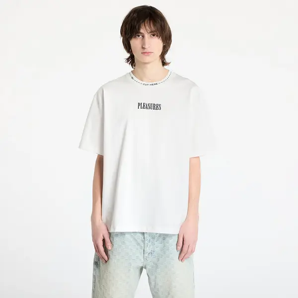 PLEASURES Majice PLEASURES Cut Here Heavyweight T-Shirt White S